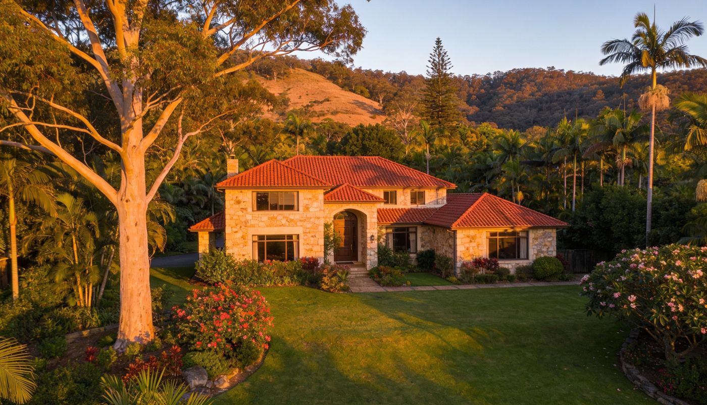 Stone family home in a lush leafy garden in Spring Valley, Nairobi